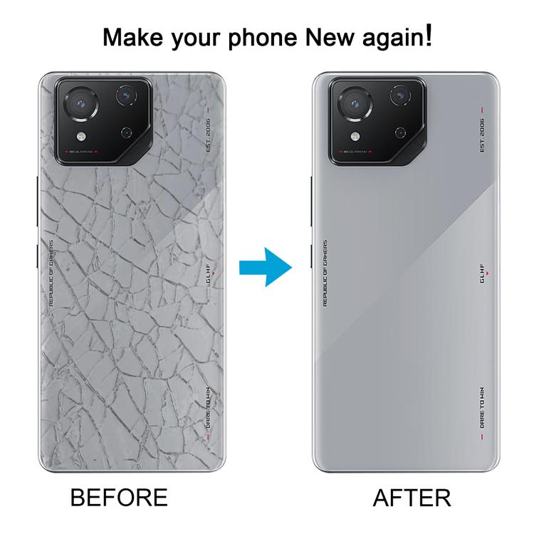 For Asus ROG Phone 8 AI2401 Original Glass Battery Back Cover with Adhesive, For Asus ROG Phone 8(Original)