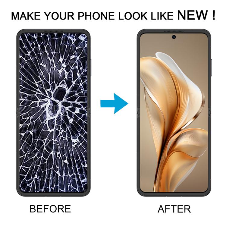 For ZTE nubia Flip Original OLED LCD Screen Digitizer Full Assembly with Frame, For ZTE nubia Flip(Original)