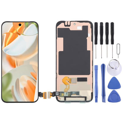 For Google Pixel 9 Pro GR83Y OLED LCD Screen Digitizer Full Assembly with Frame/Fingerprint Flex cable, For Google Pixel 9 Pro