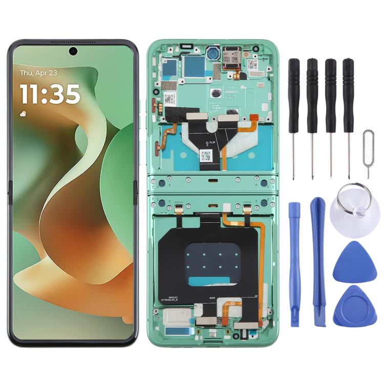 For Motorola Razr 60 Original LCD Screen Digitizer Full Assembly with Frame, For Motorola Razr 60(Original)