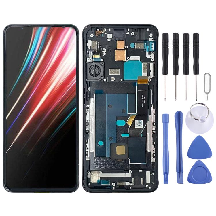 For ZTE nubia RedMagic 6s Original LCD Screen Digitizer Full Assembly with Frame, For ZTE nubia RedMagic 6s(Original)