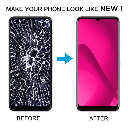 For T-Mobile REVVL 8 LCD Screen Digitizer Full Assembly with Frame, For T-Mobile REVVL 8(with Frame)