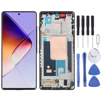 For Infinix Note 40 Pro 4G X6850 AMOLED Original LCD Screen Digitizer Full Assembly with Frame, For Infinix Note 40 Pro 4G(Original)