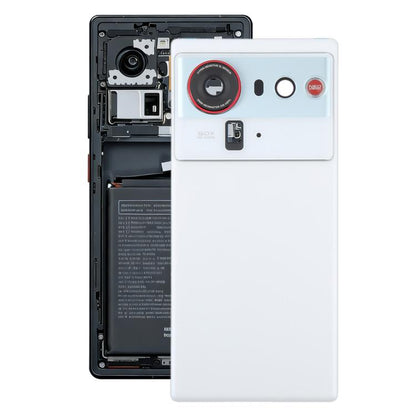 For ZTE nubia Z80 Ultra NX741J Plastic Back Cover with Camera Lens Cover, For ZTE nubia Z80 Ultra