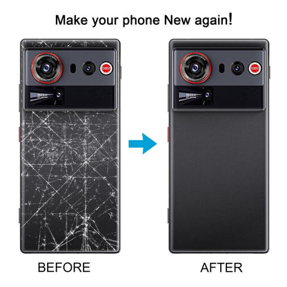 For ZTE nubia Z80 Ultra NX741J Plastic Back Cover with Camera Lens Cover, For ZTE nubia Z80 Ultra