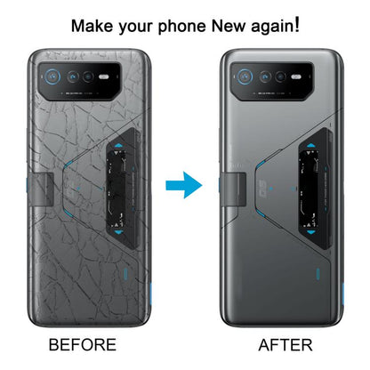 For Asus ROG Phone 6D Ultimate AI2203 AI2203-3E010EU Original Glass Battery Back Cover with Display Screen, For Asus ROG Phone 6D Ultimate(Original)