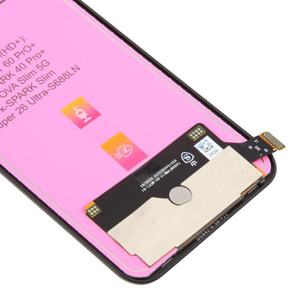 For Tecno Spark Slim KM7k TFT LCD Screen with Digitizer Full Assembly, For Tecno Spark Slim(TFT)
