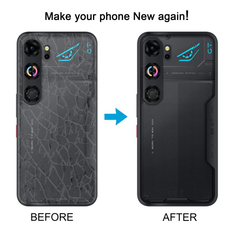 For ZTE nubia Neo 5 GT Z2570N Glass Battery Back Cover with Adhesive, For ZTE nubia Neo 5 GT