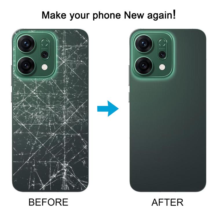 For OPPO Reno 14 Global Battery Back Cover with Camera Lens Frame, For OPPO Reno 14 Global