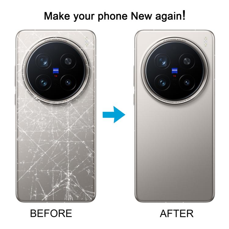 For vivo X200 Pro 5G Battery Back Cover with Camera Lens Frame, For vivo X200 Pro 5G