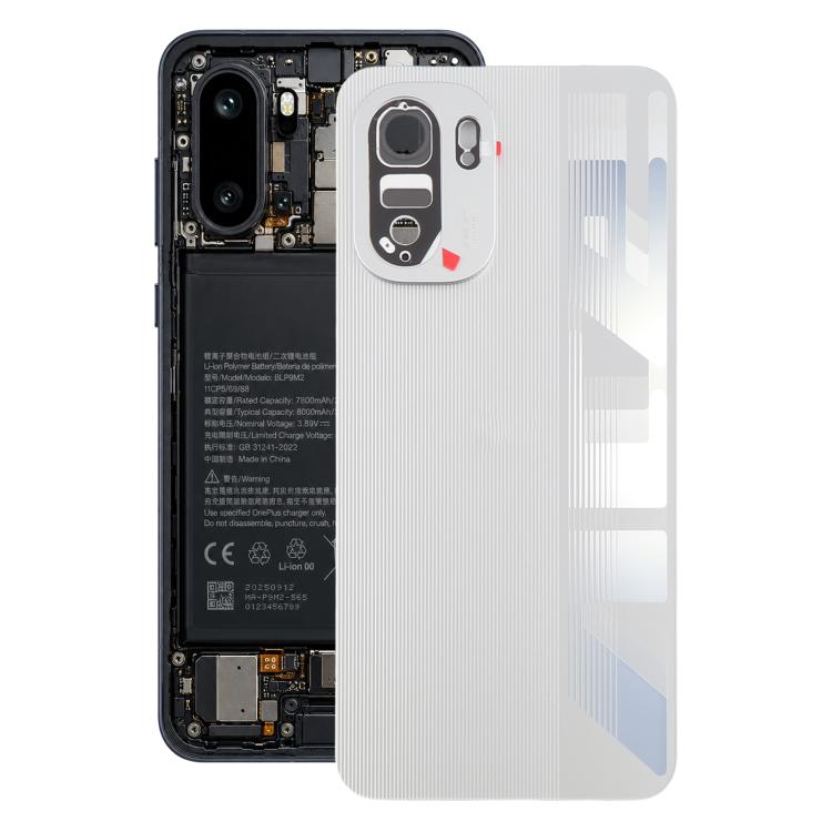 For OnePlus Ace 6 PLQ110 Original Glass Back Cover with Camera Frame / Adhesive, For OnePlus Ace 6(Original)