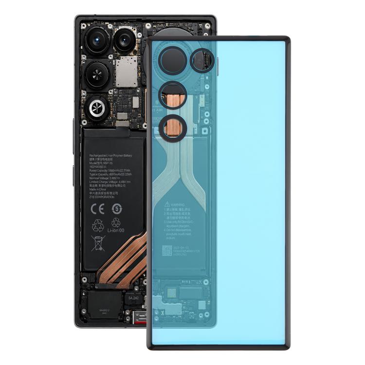 For ZTE nubia RedMagic 11 Air NX799J Glass Back Cover with Adhesive, For ZTE nubia RedMagic 11 Air