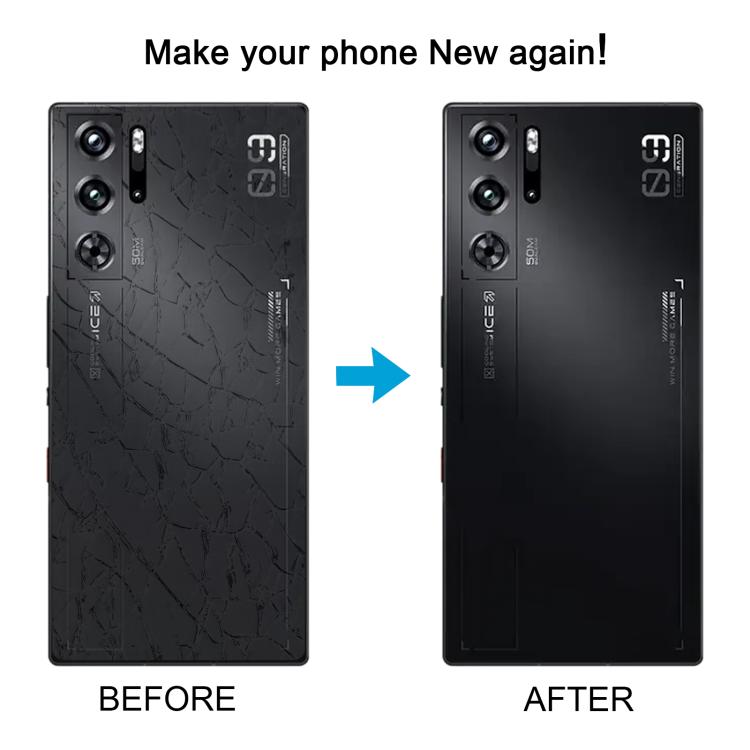 For ZTE nubia RedMagic 9 Pro NX769J Glass Back Cover with Adhesive, For ZTE nubia RedMagic 9 Pro
