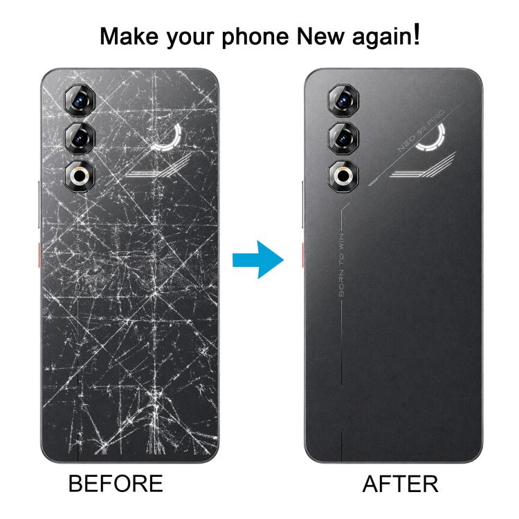 For ZTE nubia Neo 5 Pro Plastic Battery Back Cover with Camera Lens Frame