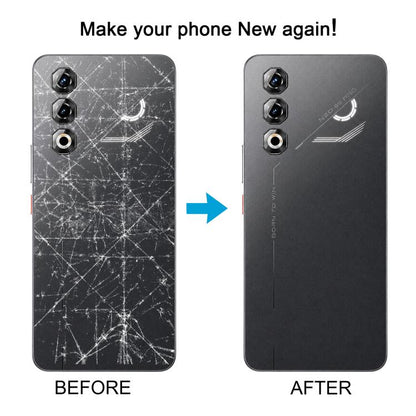 For ZTE nubia Neo 5 Pro Plastic Battery Back Cover with Camera Lens Frame