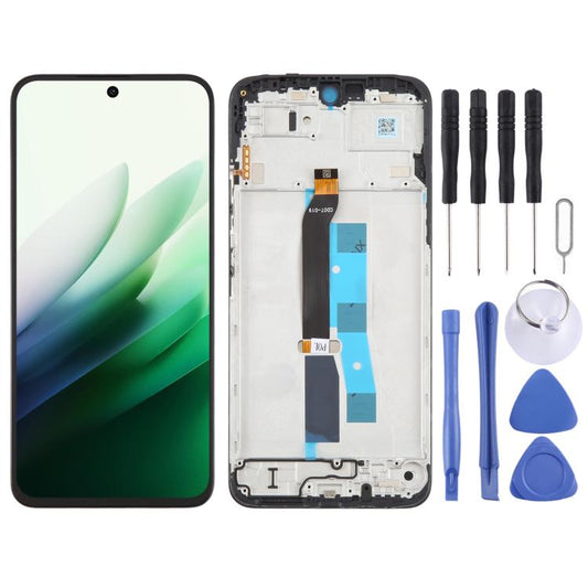 For Redmi 15 4G Original LCD Screen Digitizer Full Assembly with Frame, For Redmi 15 4G(Original)