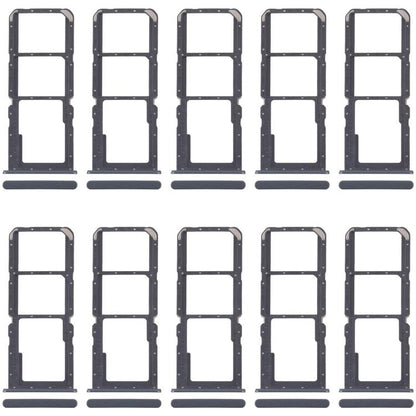 For Realme C30s RMX3690 10pcs SIM Card Tray + SIM Card Tray + Micro SD Card Tray