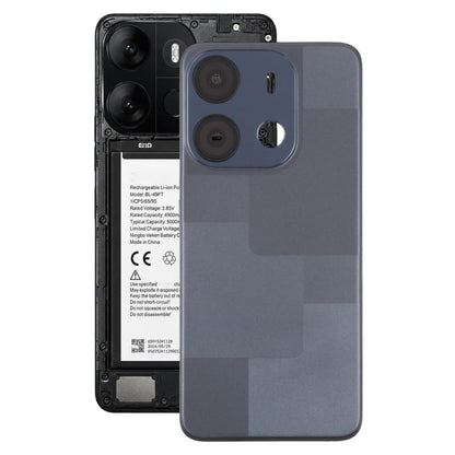 For Tecno Pop 7 BF6 Original Battery Back Cover with Camera Lens Frame / Side Keys
