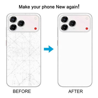 For ZTE nubia V80 Pro Plastic Back Cover with Adhesive, For ZTE nubia V80 Pro