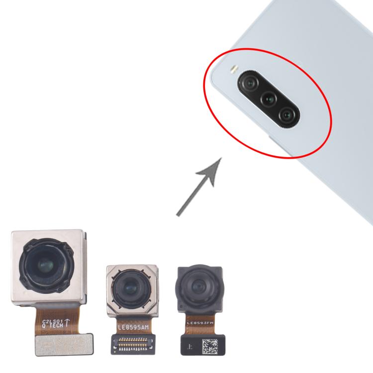 For Sony Xperia 10 V Original Camera Set (Telephoto + Wide + Main Camera), For Sony Xperia 10 V(Original)