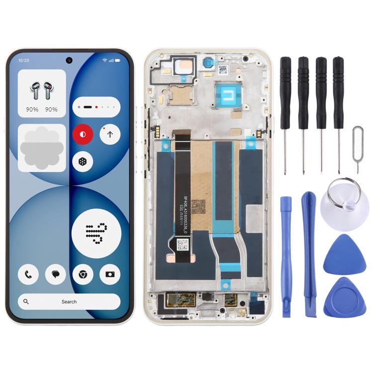 For Nothing Phone 4a A069 AMOLED Original LCD Screen Digitizer Full Assembly with Frame, For Nothing Phone 4a(Original)