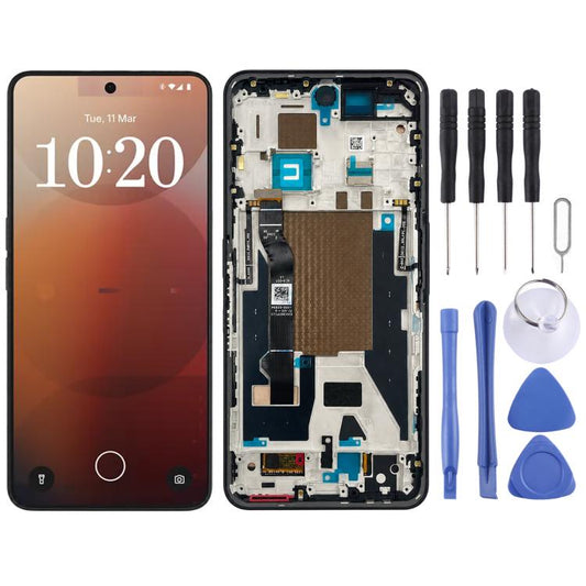 For Nothing Phone 3a Pro A059P Original LCD Screen Digitizer Full Assembly with Frame, For Nothing Phone 3a Pro(Original)