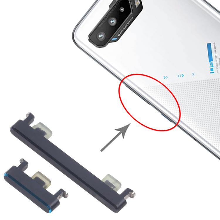 For Asus ROG Phone 5s 1set Power Button + Volume Control Button, For Asus ROG Phone 5s