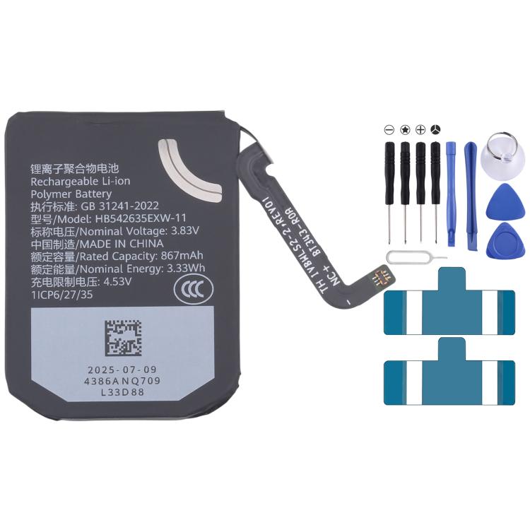 For Huawei Watch 5 46mm 867mAh HB542635EXW-11 Original Li-ion Battery, For Huawei Watch 5 46mm