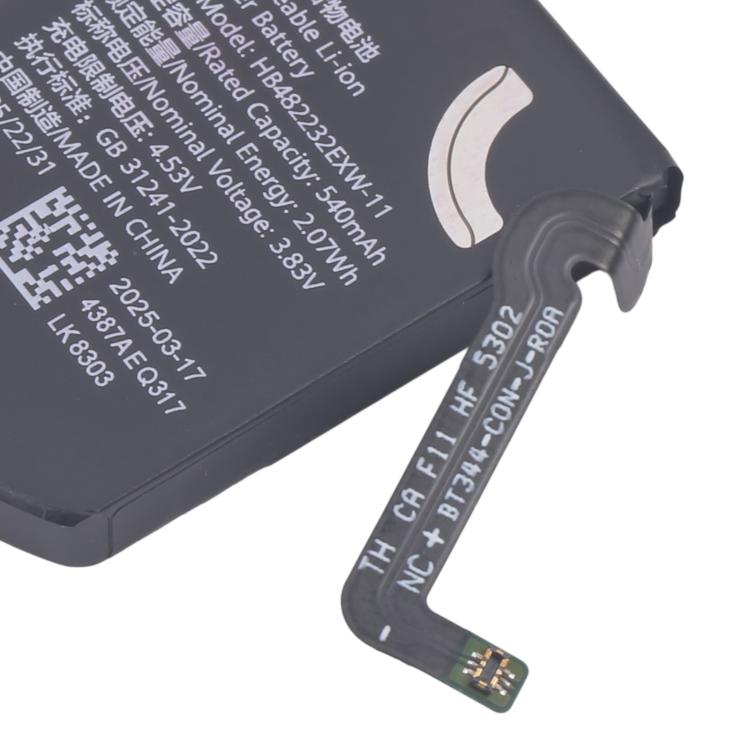For Huawei Watch 5 42mm 540mAh HB482232EXW-11 Original Li-ion Battery, For Huawei Watch 5 42mm