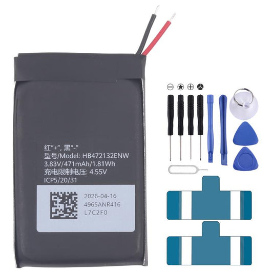 For Huawei Watch Fit 5 471mAh HB472132ENW Original Li-ion Battery, For Huawei Watch Fit 5 471mAh