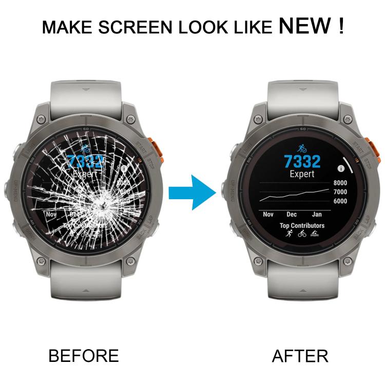 For Garmin Fenix 7 Pro 47mm Original Sapphire Material Front Screen Outer Glass Lens, For Garmin Fenix 7 Pro 47mm(Original)