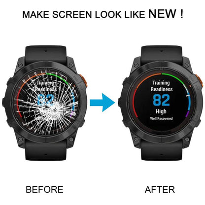 For Garmin Fenix 7X Pro 51mm Original Sapphire Material Front Screen Outer Glass Lens, For Garmin Fenix 7X Pro 51mm(Original)