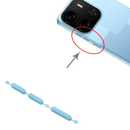 For Tecno Pop 7 Pro BF7 10 PCS/Pack OEM Volume Control Button, For Tecno Pop 7 Pro