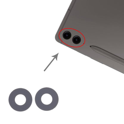 For Galaxy Tab S9 FE+ 5G SM-X616/X610 10set Back Camera Lens