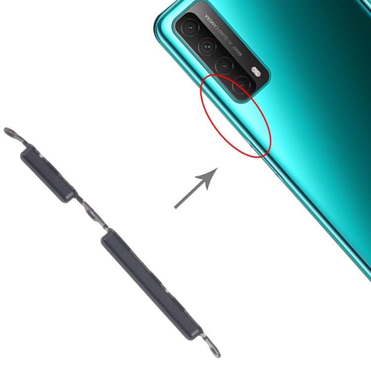 For Huawei Y7a 10pairs Original Power Button and Volume Control Button, For Huawei Y7a(Original)