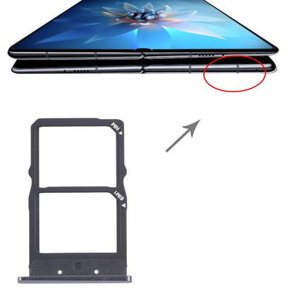 For Huawei Mate X2 10pcs Original SIM Card Tray + NM Card Tray, For Huawei Mate X2(Original)