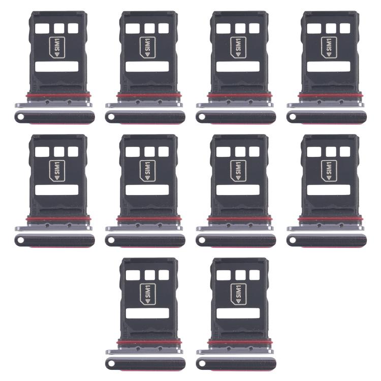 For Huawei P50 10pcs Original SIM Card Tray + NM Card Tray, For Huawei P50(Original)