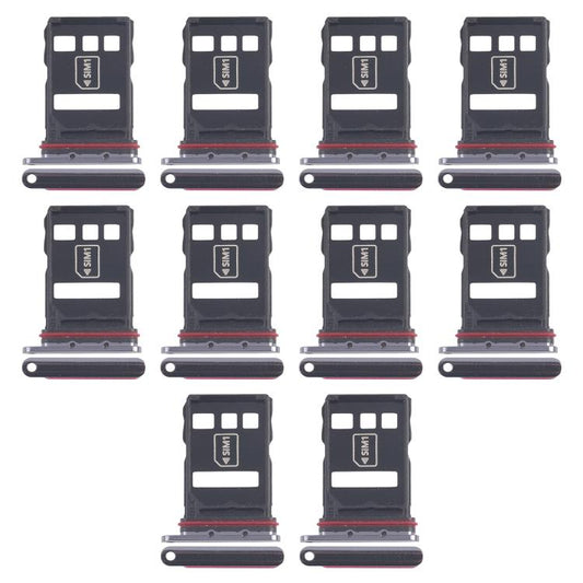 For Huawei P50 10pcs Original SIM Card Tray + NM Card Tray, For Huawei P50(Original)
