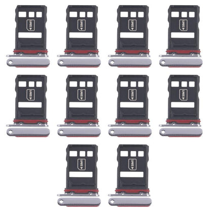 For Huawei P50 Pro 10pcs Original SIM Card Tray + NM Card Tray, For Huawei P50 Pro(Original)