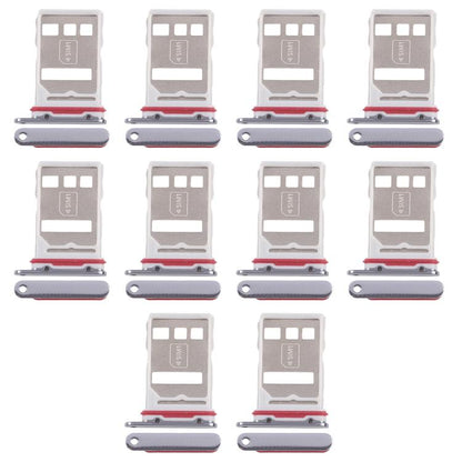 For Huawei Mate 50 Pro 10pcs Original SIM Card Tray + NM Card Tray, For Huawei Mate 50 Pro(Original)