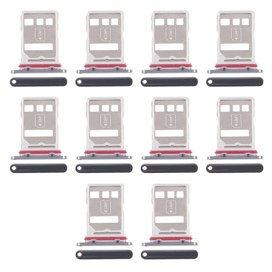 For Huawei Mate 50 10pcs Original SIM Card Tray + NM Card Tray, For Huawei Mate 50(Original)