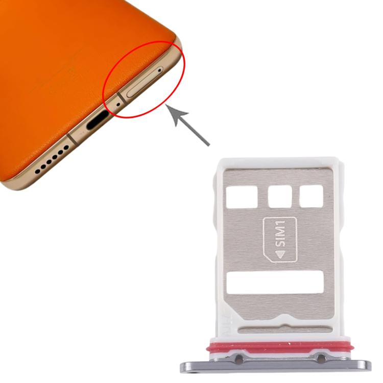 For Huawei Mate 50 10pcs Original SIM Card Tray + NM Card Tray, For Huawei Mate 50(Original)