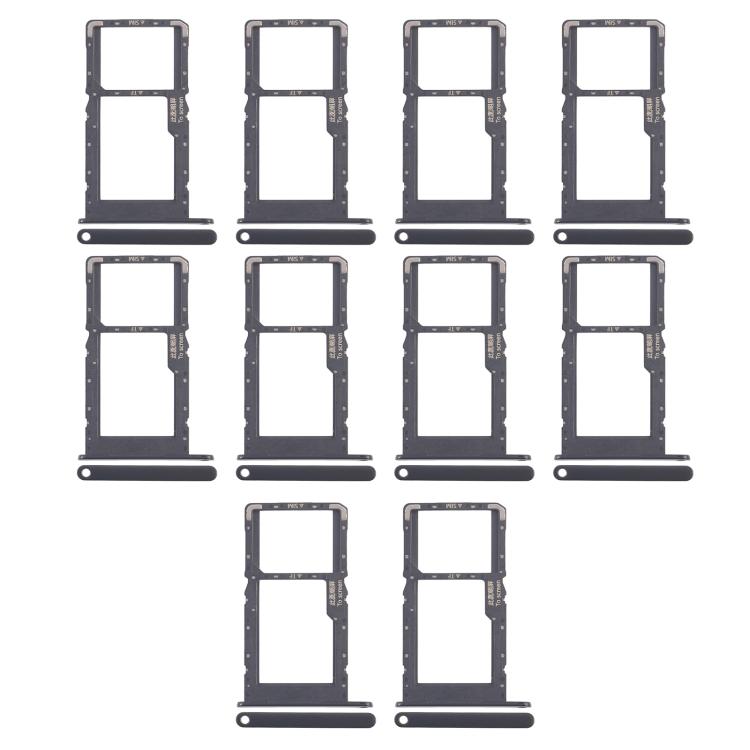 For Huawei Enjoy 60 10pcs Original SIM Card Tray + Micro SD Card Tray, For Huawei Enjoy 60(Original)