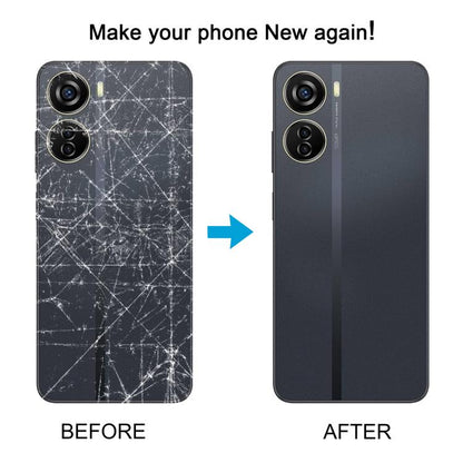 For ZTE Axon 40 Lite Plastic Battery Back Cover with Camera Lens Cover