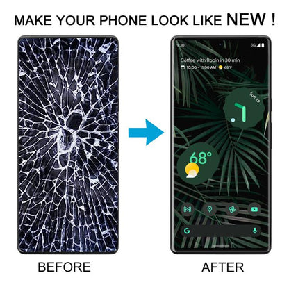 For Google Pixel 6 Pro GLUOG G8VOU GF5KQ OLED LCD Screen Digitizer Full Assembly with Frame, Support 120Hz High Refresh Rate