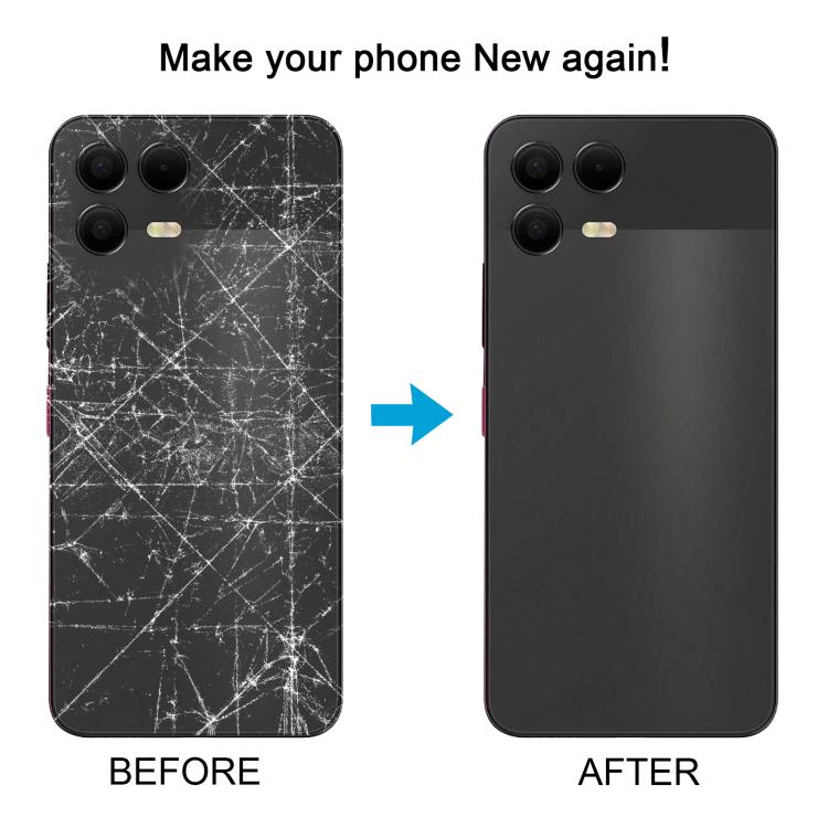For T-Mobile Revvl 8 Pro Plastic Back Cover with Camera Frame, For T-Mobile Revvl 8 Pro