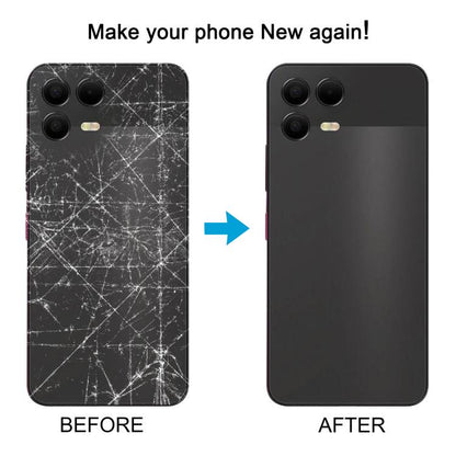 For T-Mobile Revvl 8 Pro Plastic Back Cover with Camera Frame, For T-Mobile Revvl 8 Pro