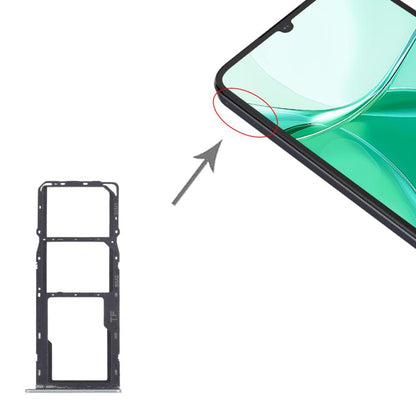 For ZTE Blade A35 Z2453 SIM Card Tray + SIM Card Tray + Micro SD Card Tray, For ZTE Blade A35(Original)