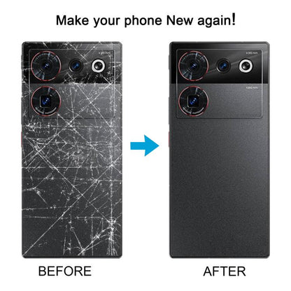 For ZTE nubia Z50 Ultra NX712J Glass Battery Back Cover with Camera Lens Frame, For ZTE nubia Z50 Ultra(Original)