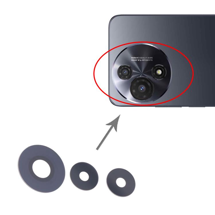 For TCL 60R T519H Back Camera Lens, For TCL 60R